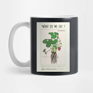 Strawberry plant understand what we eat Mug